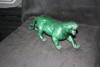 Stone carved Verdite Leopard