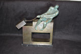 Bronz Sculpture - Man against Weight