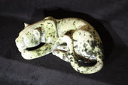 Stone Carved Leopard Sculpture