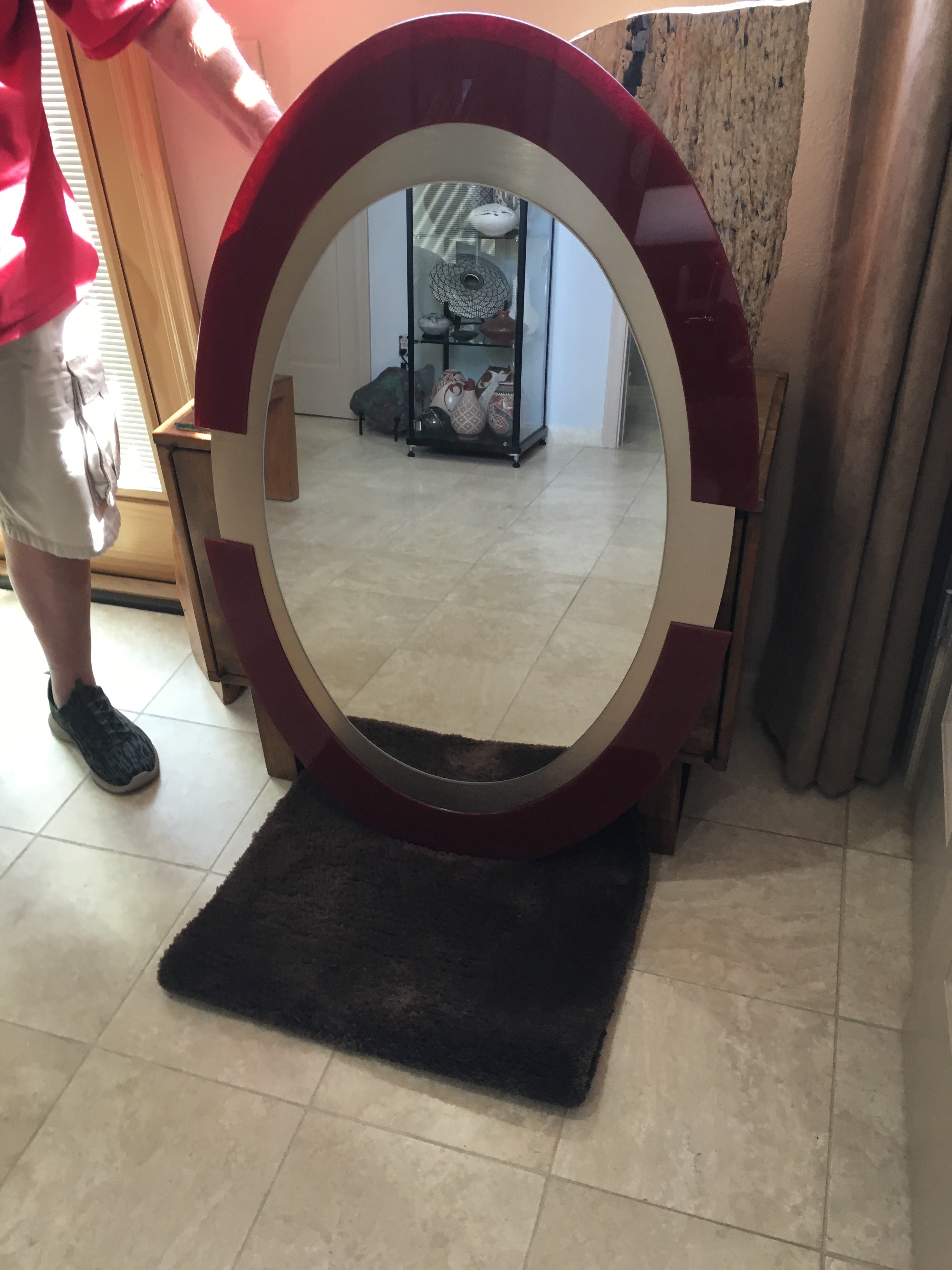 Mirrow Decorative Plastic on wood