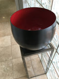 Bowl -Red interior Black exterior