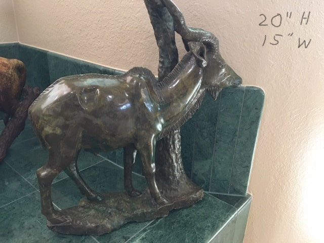 Stone Carved Kudu Male